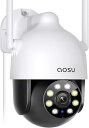 aosu 防犯カメラ 屋外 300万画素 電源コード式 24時間常時録画 自動巡回 360°広角撮影 8灯搭載 夜間カラー撮影 監視カメラ 人体検知 自動追尾 ...