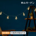 ライト イルミ LED 屋外 パーティー アウトドア ハロウィン タカショー 福袋 / ソーラー パーティーライト 10球 シャンパンゴールド 交換用充電池付き特別セット /小型 (rco)