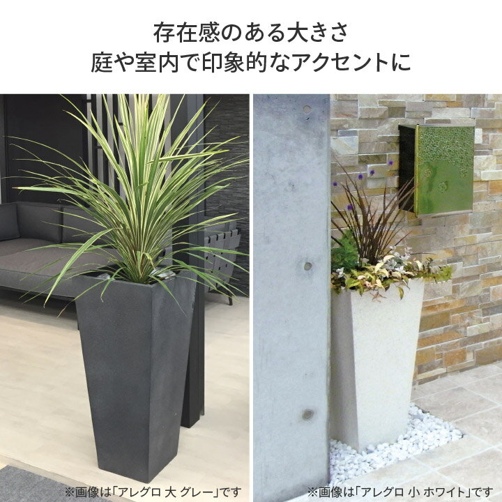 Gaveria 鉢 プランター ポット 大型 ガーデニング 店舗 施設 タカショー / ロング...