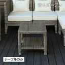 アウトレット テーブル 机 サイド 屋外 家具 ファニチャー ラタン おしゃれ モダン 高級感 ガーデン タカショー / タリナ コーヒーテーブル450 /小型 (rca_f)