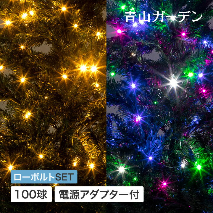 イルミネーション 屋外 LED ライト クリスマス デコレーション 電飾 タカショー / 彩プレミアム ストリングスライト 100球 /小型 (rco)