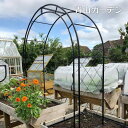 アーチ バラ クレマチス 誘引 つる性 ガーデニング 庭 タカショー / ベジ菜園アーチ H140cm /中型 (rco)