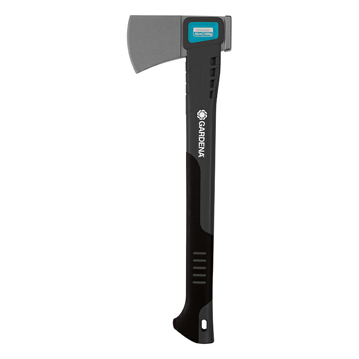 ■商品名：斧 45cm ユニバーサルアックス 1000A■コード：53682500 枝打ちや樹木の伐採、樹脂木（マツなど）の薪割りに最適です。【商品詳細】 サイズ：約幅16cm×奥行4cm×高さ45cm重量：約1.04kg材質：ポリプロピレン、ガラス繊維強化ナイロン樹脂、スチール備考：［ ヘッド重量］ 700g ［品質保証］25年 完成品【保証について】 ■製品パッケージについている保証期間をご確認下さい。 ■通常使用状況で万一故障の場合には無償修理または交換致します。 　当店へ「購入履歴がわかる注文番号などの情報」と「故障の状態がわかる写真」をご提示のうえご相談下さい。 ■次の場合は、保証の対象外となります。 ・製品と購入証明書の提示がない場合 ・業務用として使用していた場合の故障および損傷 ・商品または部品の経年変化(使用に伴う消耗や摩耗など)や経年劣化(樹脂部分の変質や変色など) ・移動や落下による故障および損傷 ・保証期間満了後のご依頼 ・当店以外で購入した製品 ※当店のGARDENA製品は、正規輸入販売元から仕入れた正規品です。 型番：08714-48