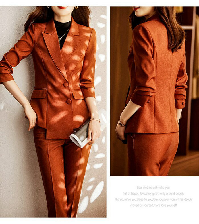 パンツスーツ セットアップ レディース シャツ ブラウス&パンツ 2点セット スーツ スーツ ビジネススーツ パンツドレス 上下セット 長袖通勤スーツ セレモニースーツ スーツ オールシーズンスーツ フォーマル リクルート 春物お呼ばれ 着痩せ 通勤 OL 大きいサイズ