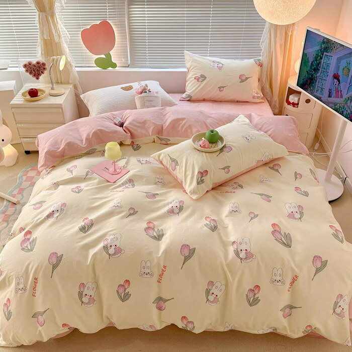 布団カバー 3点セット 綿100% シングル かわいい 春夏掛け布団カバー ダブル 布団カバー セミダブル 4点セット 洋式・和式兼用 枕カバー 子供寝具カバーセット カバーセット ベッド用品 フラットシーツ 防ダニ 通気 吸湿 速乾 北欧 シーツセット 敷布団カバー 四季通用 北欧