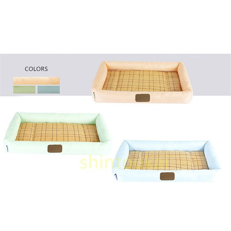 ペットベット　夏用　冷感　ひんやり　犬 猫 キャットハウス　クール　マット取り...