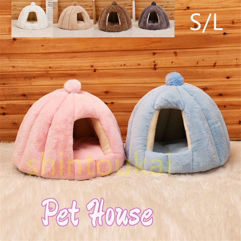キャットハウス 可愛い ペット用ベッド 寝具 猫用ベッド 猫ハウス ネコベッド 室内...