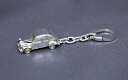 SilverCar(シルバーカー)キーホルダー・シトロエン2CV 銀細工 ミニチュアカー スターリングシルバー 1/100スケール 】 送料無料