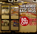 バッグタグ〔TIME WORKS〕 madeinUSA　BAGTAGS ラゲッジタグ 海外旅行 ロストバゲージ対策 木製