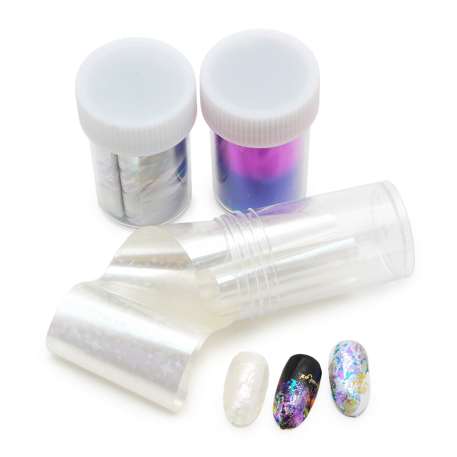 訳あり ネイルホイル3色セット オーロラカラー スペシャルカラー PROPNAIL ニュアンスアート ジェルネイル 転写 ホイル 氷ネイル ガラスネイル ネオン...