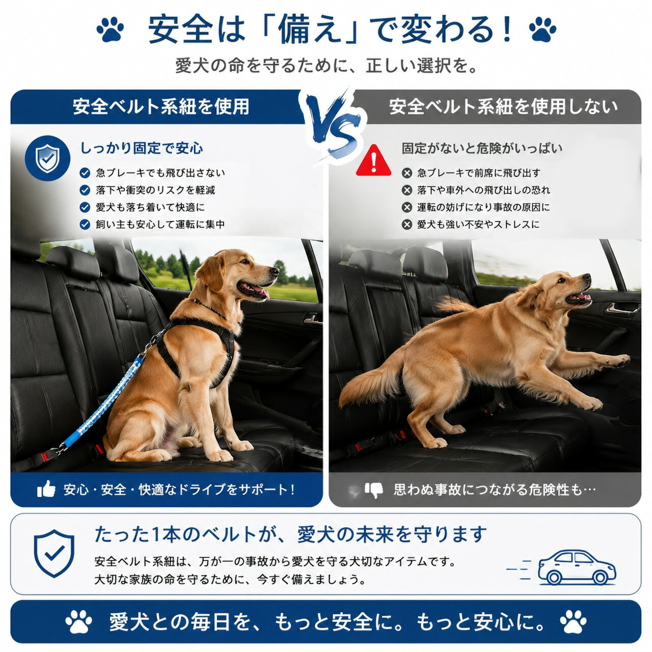 【★11日迄！全品12％OFF】 犬用シートベルト 車載安全ベルト ペット用 固定ベルト ...