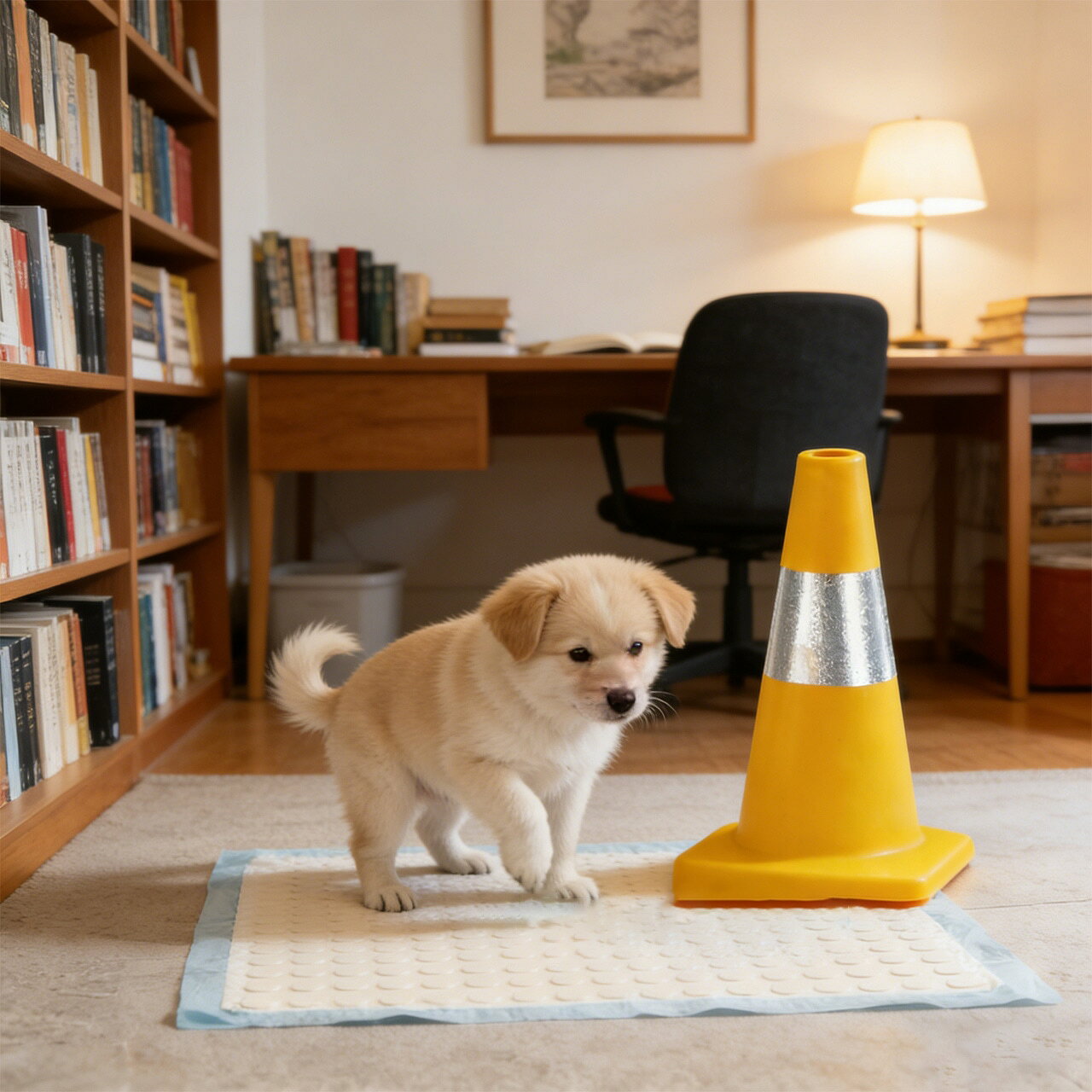 【MAX 20%OFF★マラソン期間限定】 オス犬用 トイレトレーニング おしっこポールコーン おしっこ誘導 マーキング防止 しつけ コーン型 反射テープ付き PVC製 丈夫 簡単お手入れ 室内外兼用 粗相防止 子犬 成犬 シニア対応 犬用 アイスクリーム 番号137 aoyiya88-10005317 青井屋 サンプル画像2