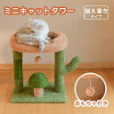 【期間限定!7680円→6980円】ミニキャットタワー 小型猫 子猫 猫タワー ミニ猫タワー 爪とぎ 据え置き ポ一ル型 つめとぎ サボテン スリム おもちゃ付...