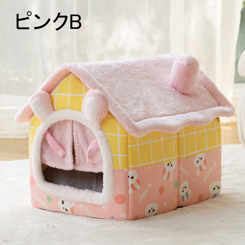 限定モデル 猫用 ペットベッド 犬用 ハウス ペットハウス 冬 犬小屋 室内用 おしゃれ 犬 ベッド 猫 三角屋根 小屋 屋根付き ふわふわ 秋 洗える 折りたたみ可 Lサイズ Kg Scps Edu Hk