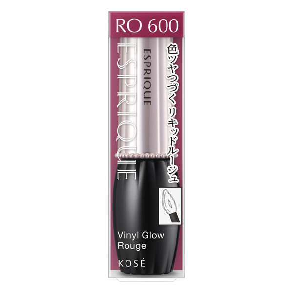 《コーセー》ESPRIQUE エスプリーク ヴィニルグロウ ルージュ RO600 ローズ系 6g ★定形外郵便★追跡・保証なし★代引き不可★