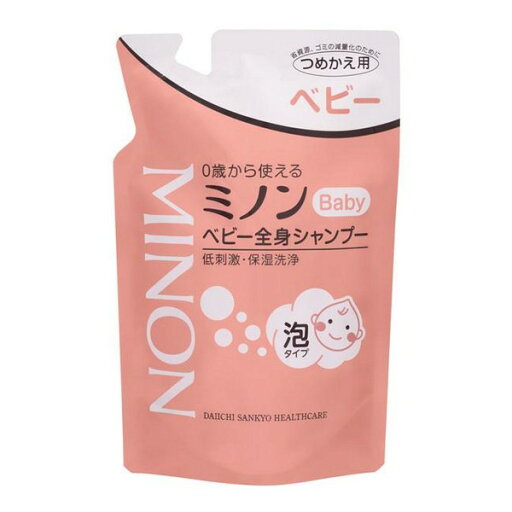 《第一三共ヘルスケア》 ミノン ベビー全身シャンプー 泡タイプ つめかえ用 300ml 《第一三共ヘルスケア》 ミノン ベビー全身シャンプー 泡タイプ つめかえ用 300ml