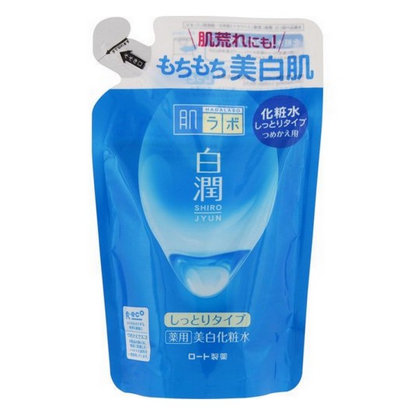 【医薬部外品】《ロート製薬》 肌ラボ 白潤薬用美白化粧水 しっとりタイプ つめかえ用 170mL (薬用美白化粧水)