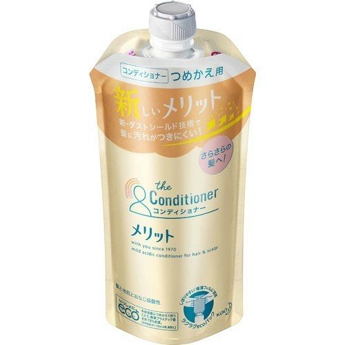 【医薬部外品】《花王》 メリット コンディショナー つめかえ用 340ml 返品キャンセル不可