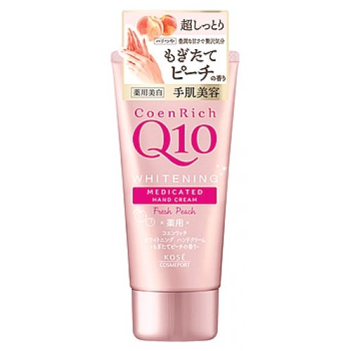 【医薬部外品】《コーセーコスメポート》コエンリッチ 薬用ホワイトニング ハンドクリーム もぎたてピーチの香り 80g (薬用ハンドクリーム)のサムネイル