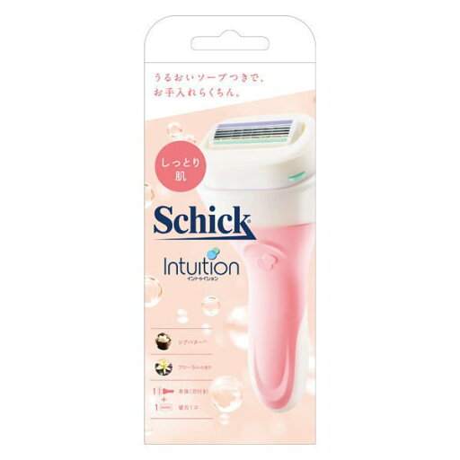 《シック》 イントゥイション しっとり肌 ホルダー 本体(刃付き)+替刃1コ 《シック》 イントゥイション しっとり肌 ホルダー 本体(刃付き)+替刃1コ