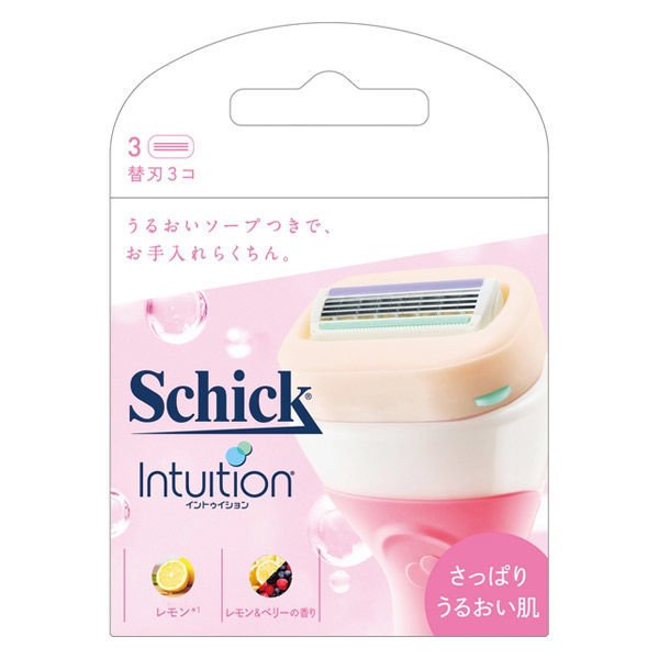 《シック》 イントゥイション さっぱりうるおい肌 替刃(3コ入)