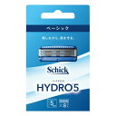 《シック》 ハイドロ5 ベーシック 替刃 (8コ入) スキンガード付 5枚刃