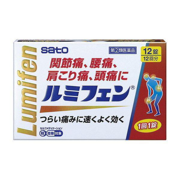 ※商品リニューアル等によりパッケージデザイン及び容量は予告なく変更されることがあります ■ 非ステロイド系消炎鎮痛剤の「アルミノプロフェン」を配合しています。 有効成分「アルミノプロフェン」は、炎症を鎮めて、関節痛や腰痛などの痛みを抑えます。 ■ また、生体を守るCOX‐1よりも、炎症によって誘導されるCOX‐2をより多く阻害する成分のため、胃への負担が少ないのが特長です。 効能・効果 関節痛・腰痛・肩こり痛・咽喉痛・頭痛・歯痛・抜歯後の疼痛・耳痛・神経痛・ 筋肉痛・打撲痛・骨折痛・ねんざ痛・月経痛(生理痛)・外傷痛の鎮痛 悪寒・発熱時の解熱 成分・分量 1錠中 アルミノプロフェン・・・200mg ・・・炎症をしずめて、関節痛などの症状をおさえる働きや、熱を下げる働きがあります。 添加物として、乳糖、トウモロコシデンプン、ヒドロキシプロピルセルロース、タルク、 ステアリン酸Mg、ヒプロメロース、マクロゴール、白糖、炭酸Ca、ポビドン、 酸化チタン、カルナウバロウを含有します。 用法・用量 症状があらわれた時、下記の1回服用量を、なるべく空腹時をさけて服用します。 服用間隔は4時間以上おいてください。 成人(15歳以上)・・・1錠・・・通常2回まで(ただし、再度症状があらわれた 場合には3回目を服用できます) 15歳未満・・・服用しないでください 容量 12錠 ご注意 使用上の注意 してはいけないこと (守らないと現在の症状が悪化したり、副作用・事故が起こりやすくなります) 次の人は服用しないでください 本剤又は本剤の成分によりアレルギー症状を起こしたことがある人。 本剤又は他の解熱鎮痛薬、かぜ薬を服用してぜんそくを起こしたことがある人。 15歳未満の小児。 次の診断を受けた人。 胃・十二指腸潰瘍 出産予定日12週以内の妊婦。 本剤を服用している間は、次のいずれの医薬品も服用しないでください 他の解熱鎮痛薬、かぜ薬、鎮静薬 服用後、眠気、めまい、一時的な視力低下感があらわれた場合は、乗物又は機械 類の運転操作をしないでください 服用前後は飲酒しないでください 5.長期連用しないでください 相談すること 次の人は服用前に医師、歯科医師、薬剤師又は登録販売者にご相談ください 医師又は歯科医師の治療を受けている人。 妊婦又は妊娠していると思われる人。 授乳中の人。 高齢者。 薬などによりアレルギー症状を起こしたことがある人。 次の診断を受けた人。 血液の病気、肝臓病、腎臓病、心臓病、気管支喘息、潰瘍性大腸炎、クローン病 次の病気にかかったことのある人。 胃・十二指腸潰瘍、血液の病気、肝臓病、腎臓病 本剤のような解熱鎮痛薬を服用後、過度の体温低下、虚脱(力が出ない)、 四肢冷却(手足が冷たい)等の症状があらわれることがあります。その場合には、 直ちに服用を中止し、この文書を持って医師、薬剤師又は登録販売者にご相談く ださい 服用後、次の症状があらわれた場合は副作用の可能性がありますので、直ちに服 用を中止し、この文書を持って医師、薬剤師又は登録販売者にご相談ください 皮膚・・・発疹・発赤、かゆみ 消化器・・・胃痛・腹痛、胃・腹部不快感、吐き気・嘔吐、胃のもたれ、食欲不振、 口内炎、口のかわき 精神神経系・・・眠気、口内しびれ感、指のしびれ感、声がれ、ふらつき感、 頭痛、めまい 循環器・・・動悸 呼吸器・・・息苦しさ その他・・・むくみ、発熱、鼻出血、味覚異常、脱毛、一過性の視力低下 まれに下記の重篤な症状が起こることがあります。 その場合は直ちに医師の診療を受けてください ショック(アナフィラキシー)・・・服用後すぐに、皮膚のかゆみ、じんましん、 声のかすれ、くしゃみ、のどのかゆみ、息苦しさ、動悸、意識の混濁等があら われる。 皮膚粘膜眼症候群(スティーブンス・ジョンソン症候群)、 中毒性表皮壊死融解症・・・高熱、目の充血、目やに、唇のただれ、のどの痛み、 皮膚の広範囲の発疹・発赤等が持続したり、急激に悪化する。 胃・十二指腸潰瘍、 消化管出血・・・みぞおち・上腹部痛を伴い、吐血や下血 等の消化管出血があらわれる。 肝機能障害・・・発熱、かゆみ、発疹、黄疸(皮膚や白目が黄色くなる)、褐色尿、 全身のだるさ、食欲不振等があらわれる。 紅皮症(剥脱性皮膚炎)・・・高熱を伴って、発疹・発赤、かゆみが全身の皮 膚にあらわれる。 出血性ショック・・・脈拍数が増加し、顔色が青白くなり、手足が冷たくなり、 冷や汗があらわれる。 血液障害(再生不良性貧血、無顆粒球症)・・・のどの痛み、発熱、全身のだるさ、 顔やまぶたのうらが白っぽくなる、出血しやすくなる(歯茎の出血、鼻血等)、 青あざができる(押しても色が消えない)等があらわれる。 血液障害(溶血性貧血)・・・顔色が悪くなり、疲れやすくなり、だるさ、動悸・ 息切れがあらわれる。 腎障害・・・発熱、発疹、全身のむくみ、全身のだるさ、関節痛(節々が痛む)、 下痢、尿量減少等があらわれる。 間質性肺炎・・・階段を上ったり、少し無理をしたりすると息切れがする・息 苦しくなる、空せき、発熱等がみられ、これらが急にあらわれたり、持続した りする。 うっ血性心不全・・・全身のだるさ、動悸、息切れ、胸部の不快感、胸が痛む、 めまい、失神等があらわれる。 無菌性髄膜炎・・・首すじのつっぱりを伴った激しい頭痛、発熱、吐き気・嘔 吐等の症状があらわれる。(このような症状は、特に全身性エリテマトーデス 又は混合性結合組織病の治療を受けている人で多く報告されている。) ぜんそく・・・息をするときゼーゼー、ヒューヒューと鳴る、息苦しい等があ らわれる。 服用後、次の症状があらわれることがありますので、このような症状の持続又は 増強が見られた場合には服用を中止し、この文書を持って医師、薬剤師又は登録 販売者にご相談ください 便秘、下痢 1〜2回服用しても症状がよくならない場合は服用を中止し、この文書を持って 医師、歯科医師、薬剤師又は登録販売者にご相談ください(他の疾患の可能性も 考えられます) 用法・用量に関連する注意 定められた用法・用量を厳守してください。 錠剤の取り出し方 錠剤の入っているPTPシートの凸部を指先で強く押して裏面のアルミ箔を破 り、取り出してお飲みください。(誤ってそのまま飲み込んだりすると食道粘 膜に突き刺さる等思わぬ事故につながります。) 保管及び取扱いの注意 直射日光の当たらない湿気の少ない涼しい所に保管してください。 小児の手の届かない所に保管してください。 他の容器に入れ替えないでください。 (誤用の原因になったり品質が変わるおそれがあります。) 使用期限をすぎた製品は、服用しないでください。 製造販売元 佐藤製薬株式会社 お客様相談窓口 東京都港区元赤坂1丁目5番27号 03(5412)7393 製造国 日本 使用期限 使用期限が180日以上あるものをお送りします 商品区分 指定第2類医薬品 広告文責 有限会社　永井(072-960-1414・090-8657-5539)