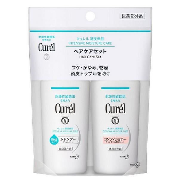 《花王》 Curel キュレル シャンプー&コンディショナー ミニセット 90ml (各45ml) 【医薬部外品】 返品キャンセル不可 1