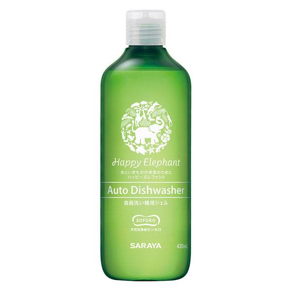 《サラヤ》 ハッピーエレファント 食器洗い機用ジェル 本体 420mL