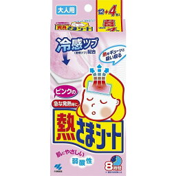 《小林製薬》 ピンクの熱さまシート 大人用 12+4枚