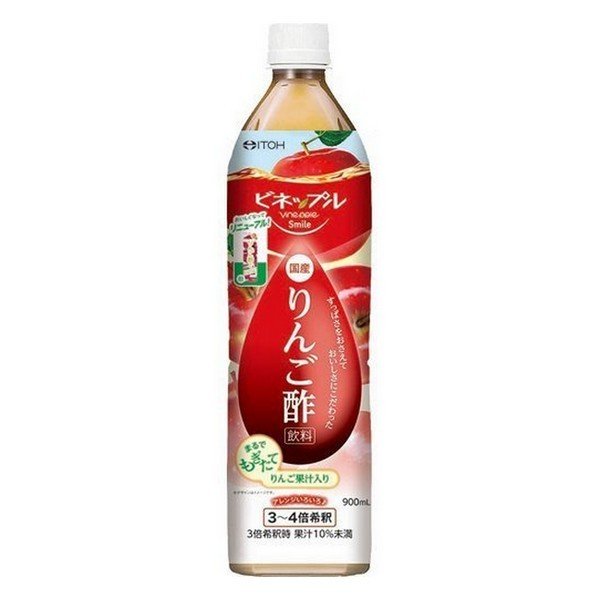 《井藤漢方製薬》 ビネップルスマイル りんご酢飲料 900mL