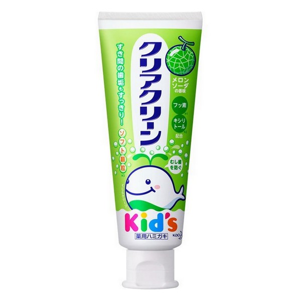 楽天青空BLUE【花王】クリアクリーン Kid's（キッズ）メロンソーダ《薬用ハミガキ》（70g） 返品キャンセル不可