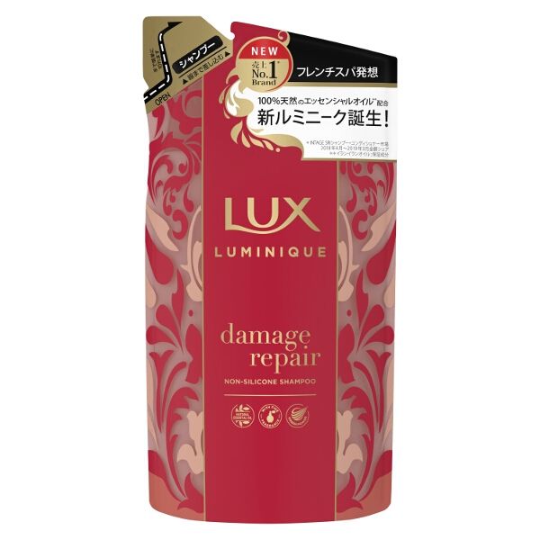 《ユニリーバ》LUX ラックス ルミニーク ダメージリペア シャンプー つめかえ用 350g 返品キャンセル不可