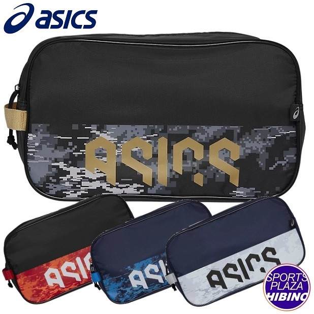 アシックス(asics) 野球 シューズケース スパイク トレシュー (24ss) 靴 収納 ブラック/ネイビー/ネイビー×ホワイト 3123A682-001/410/412