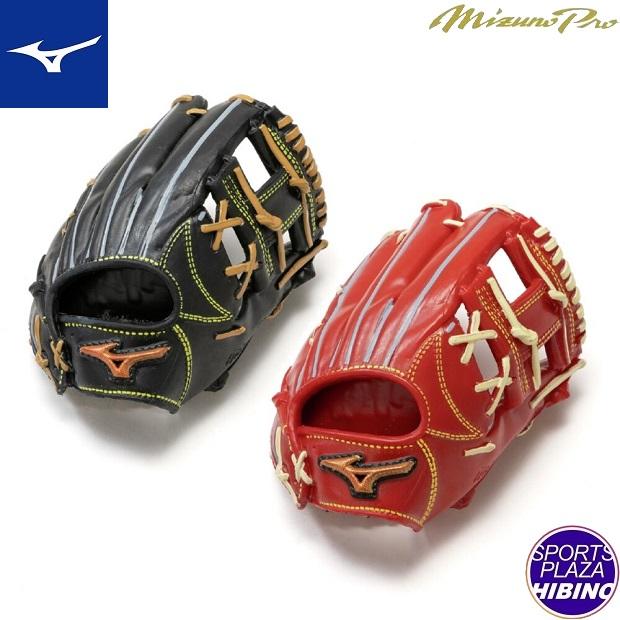 ミズノ(mizuno) 野球 ミズノプロ Classicミニチュア キーホルダー (25aw) グローブ ストラップ ブラック×コルク/ブリック×ブロンド 1G...