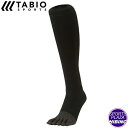 タビオ(Tabio) 野球 五本指コンプレッションハイソックス ストッキング メンズ クロ 黒 ブラック