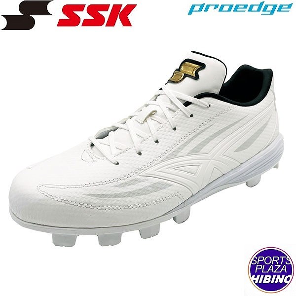 【特別価格】エスエスケイ(ssk) 野球 プロエッジ MC-LW ポイントスパイク ブロックソール (22aw) ホワイト ESF4222LW-1010【BBs...