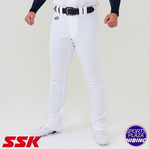 エスエスケイ(ssk) 野球 練習着 ストレートロングパンツ (24ss) ウェア パンツ 練習用 ストレッチ性 ホワイト PUP007SL