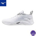 ミズノ(mizuno) バスケットボールシューズ WAVE TRANSISTA ウェーブ トランジスタ シューズ (24aw) ホワイト×シルバー W1GA24...