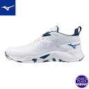 ミズノ(mizuno) バスケットボールシューズ WAVE TRANSISTA ウェーブ トランジスタ シューズ (24aw) ホワイト×ブルー W1GA240...