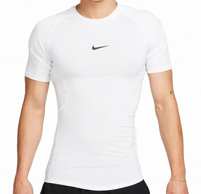 ナイキ (nike) ナイキ プロ Dri-FIT タイト ショートスリーブ フィットネストップ 半袖 サステナブル素材 メンズ (25ss) ホワイト FB7933-100