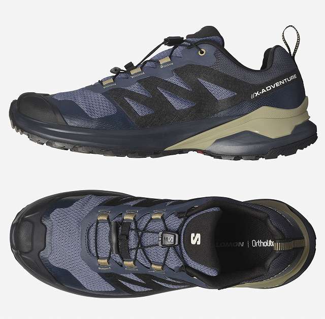 サロモン (SALOMON) ハイキング トレイル ランニング シューズ X-ADVENTURE GTX ゴアテックス メンズ (24ss) ネイビー L47526000