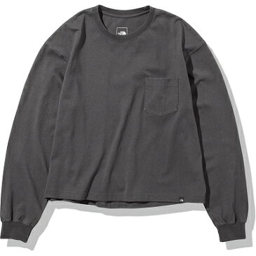 ザ・ノースフェイス(THE NORTH FACE) 長袖Tシャツ ロングスリーブヘビーコットンティー L/S Heavy Cotton Tee レディース (22ss) アスファルトグレー NTW32244-AG【決算P10】