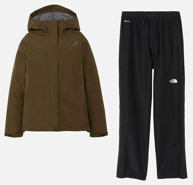 【あす楽対応】ザ・ノースフェイス(THE NORTH FACE) 上下セット クラウドジャケット クラウドパンツ レディース (23aw) スレートブラウン/ブラック NPW62305-SR NPW62306-K【SS2403】