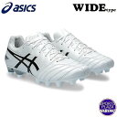 アシックス(asics) サッカー DS LIGHT PRO WIDE スパイク (24ss) 部活生モデル 学生 一般 White/Black 1103A110-101