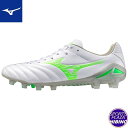ミズノ(mizuno) サッカースパイク MONARCIDA NEO III PRO モナルシーダ シューズ (25ss) 2E相当 ホワイト×ネオングリーン ...