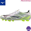 ミズノ(mizuno) サッカースパイク ミズノアルファ II JAPAN シューズ (25ss) 2E相当 ホワイト×ブラックイリディセント P1GA2560...