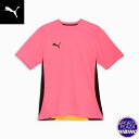 【ネコポスOK】プーマ(puma) サッカー INDIVIDUAL アルティメット 半袖Tシャツ (24ss) アパレル ウェア Sunset Glow 659137-57【SS2506】
