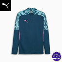 プーマ(puma) サッカー INDIVIDUAL ファイナル 1/4ジップトップ (24ss) アパレル ウェア ハーフジップ Ocean Tropic-Br...