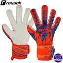 ロイシュ(reusch) サッカー アトラクト フリーゲル シルバー キーパーグラブ (24ss) ハイパーオレンジ/エレクトリックブルー 5460235-22...